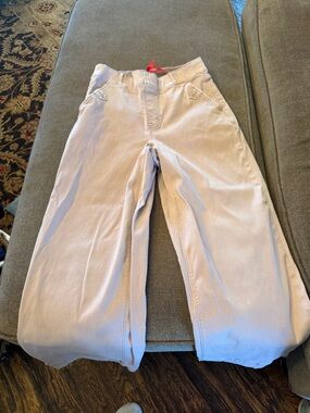 SPANX Beige Wide-Leg Trousers